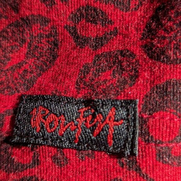 Iron Fist Red Skull and Lips Stretch Mini Dress - Picture 8 of 8